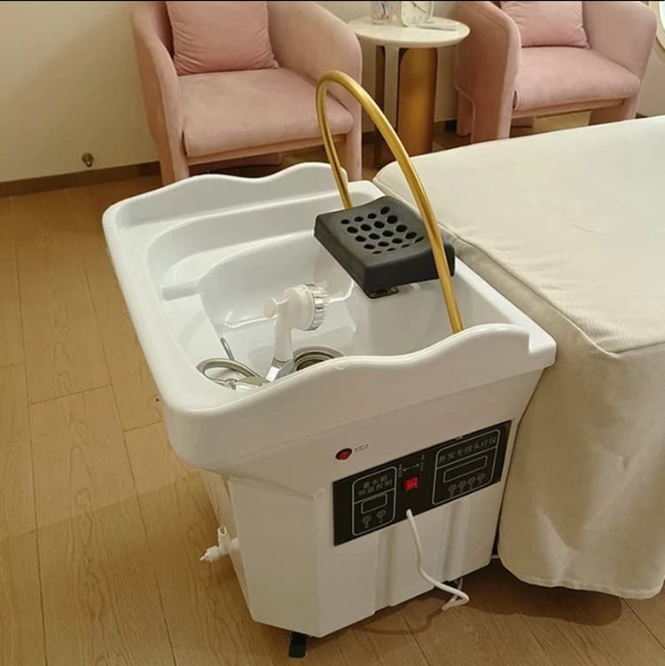سرشور سکالپ حرفه ای تمام اتوماتیک مخرن دار 60 لیتری — تصویر ۹