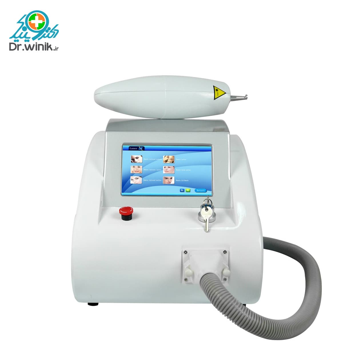 دستگاه لیزر پاک کننده تاتو و لک کیوسوئیچ Q-Switch j-200