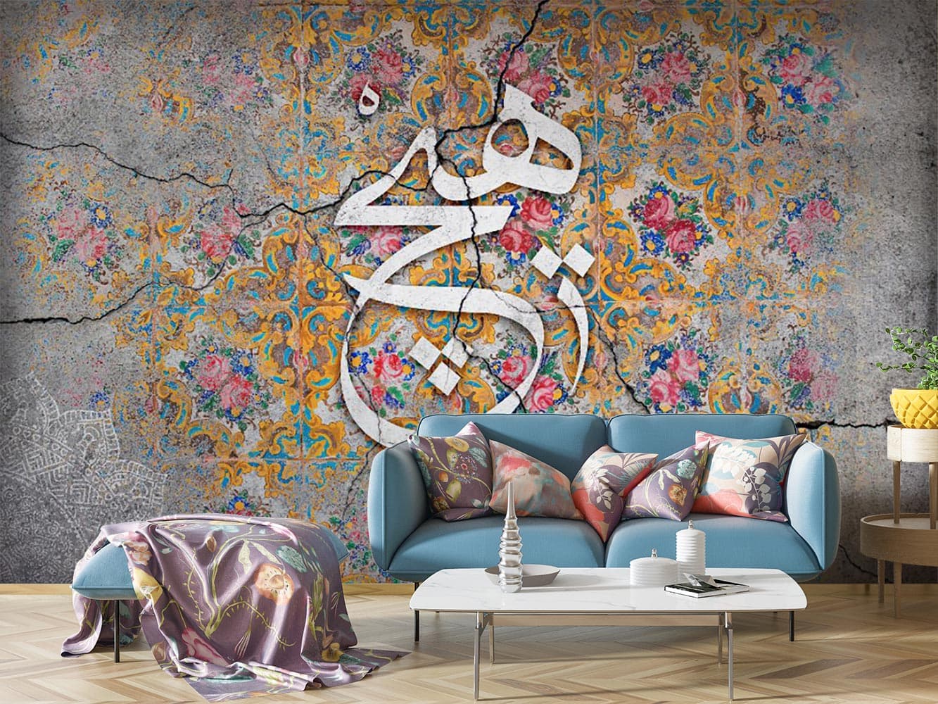 کاغذ دیواری طرح هیچ M13402600 — تصویر ۲