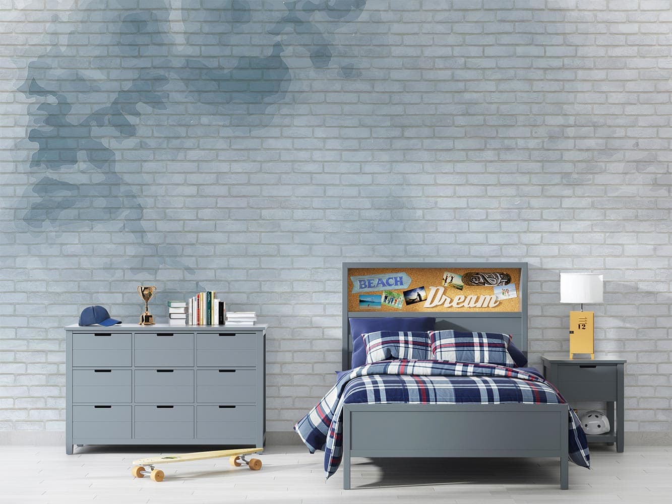 کاغذ دیواری آجری M10274500 — تصویر ۳