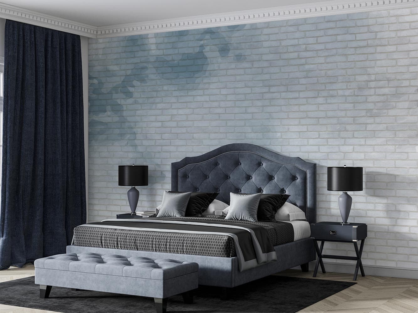 کاغذ دیواری آجری M10274500 — تصویر ۴