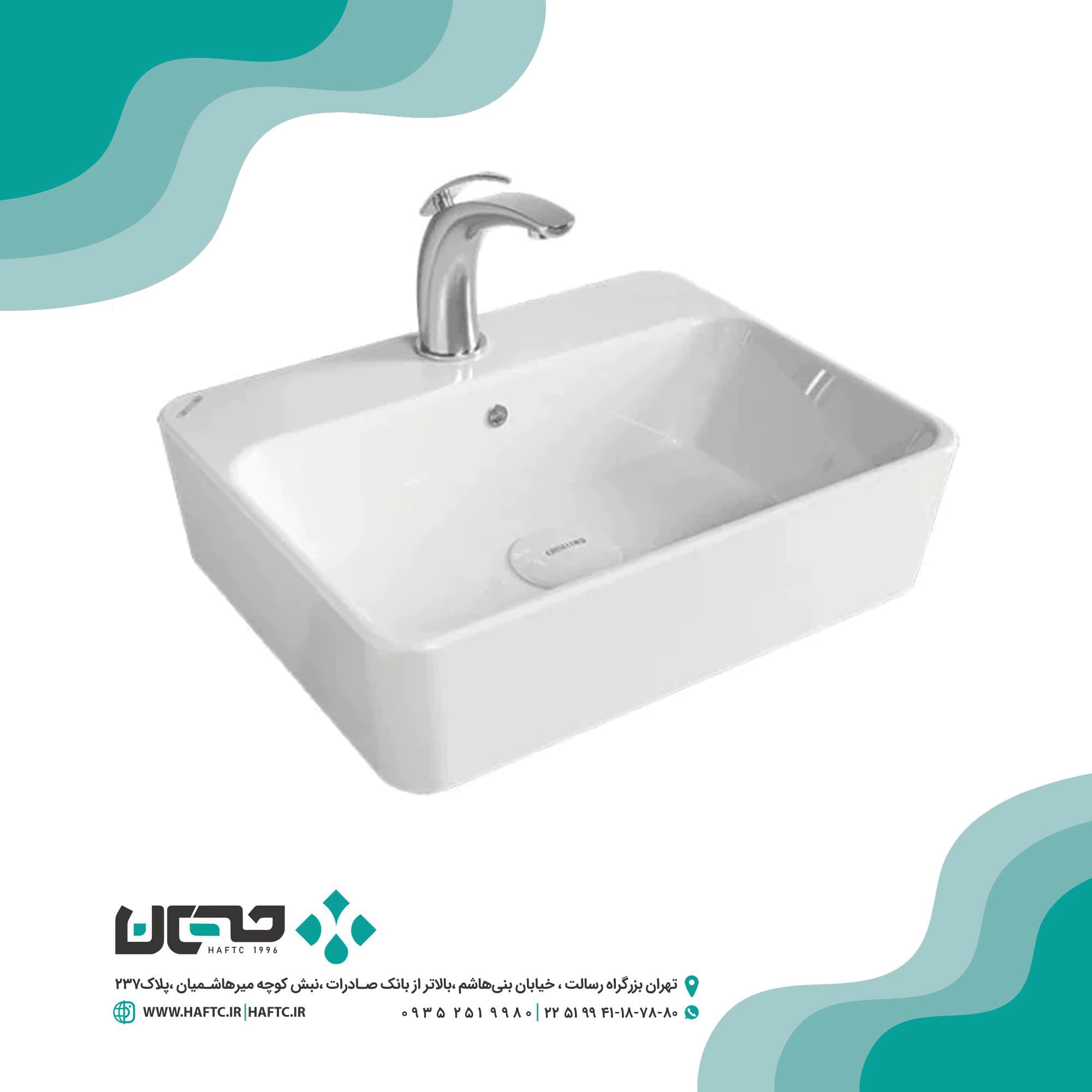 روشویی روکابینتی چینی‌کرد مدل فیتونیا 70 — تصویر ۵
