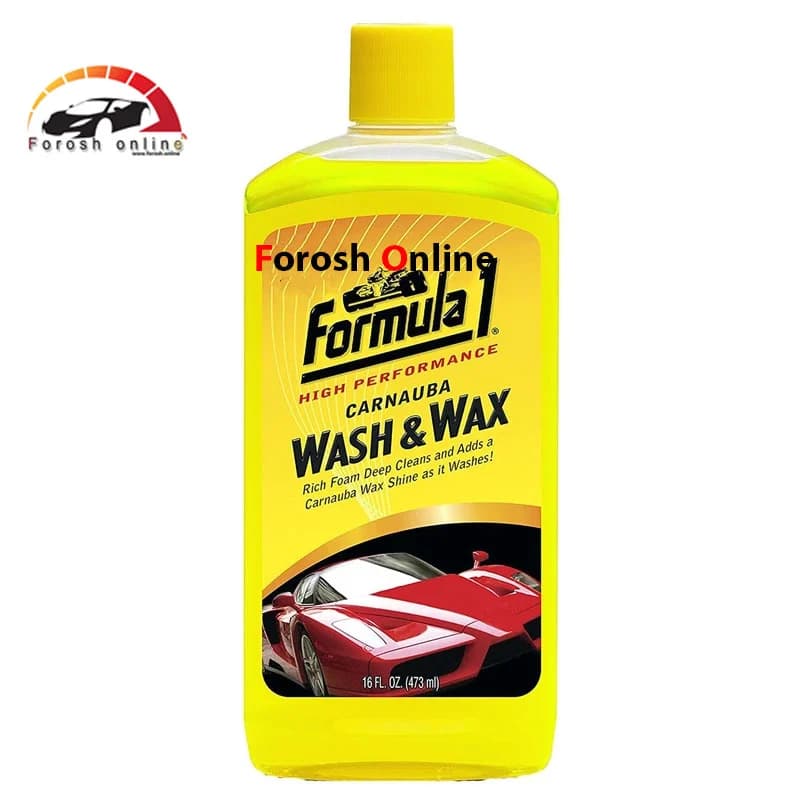 شامپو شست و شو خودرو فرمول وان مدل Wash And Wax