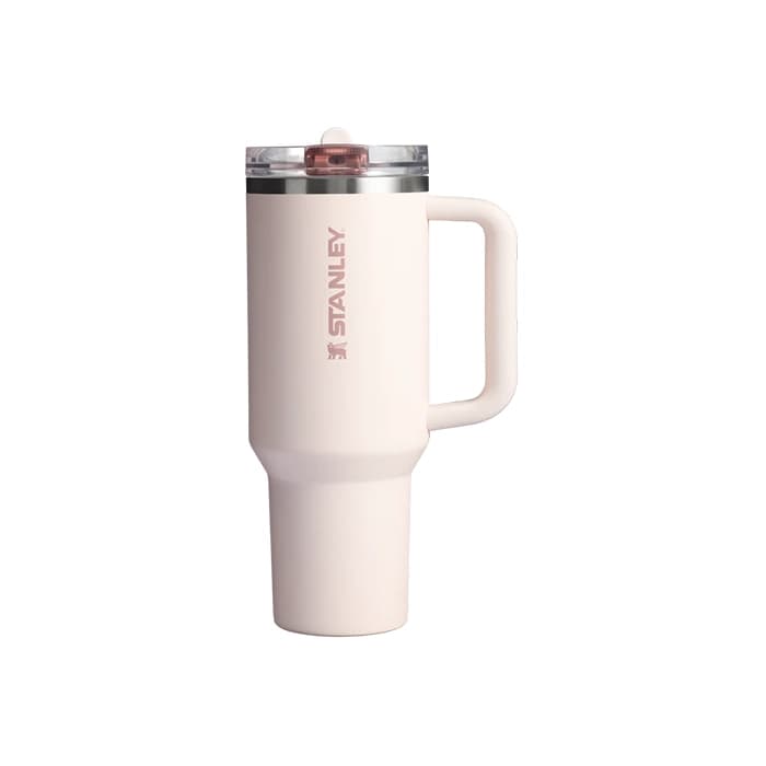 ماگ استنلی اورجینال مدل Quencher ProTour Flip Straw Tumbler 1.18L Rose Quartz