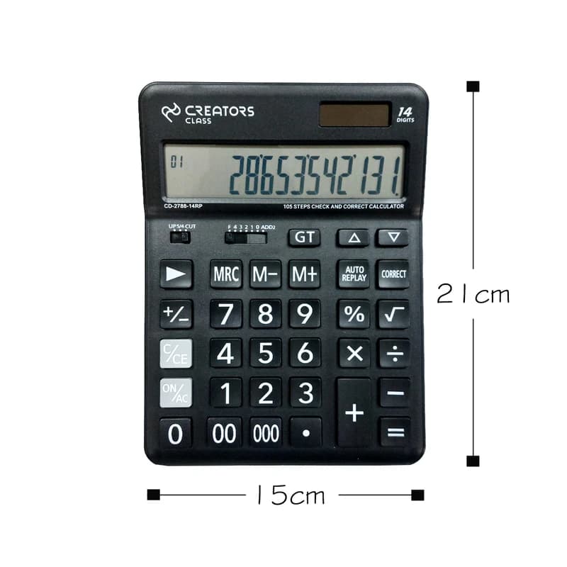 ماشین حساب سی کلاس ریتورز مدل CD-2788-14RP — تصویر ۴