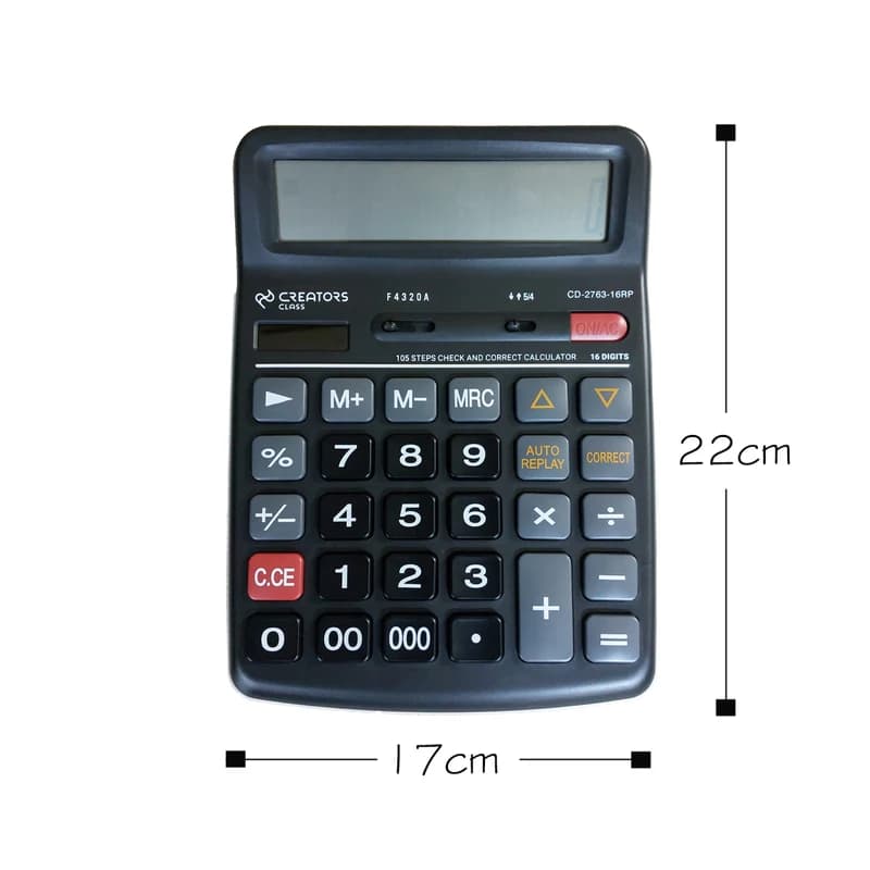 ماشین حساب سی کلاس کریتورز مدل DC-2763-16RP کد 16 — تصویر ۳
