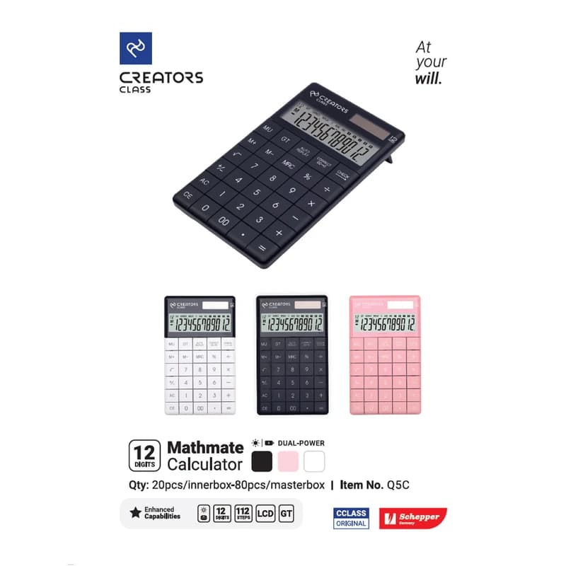 ماشین حساب سی کلاس کریتورز مدل مت میت کد Q5C-2 — تصویر ۷