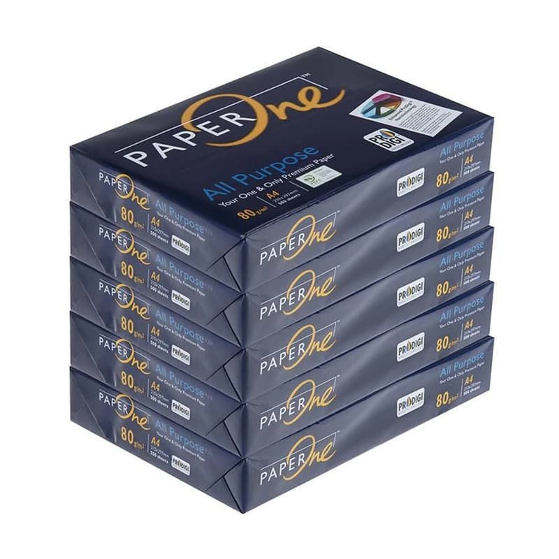 کاغذ A4 پیپر وان مدل p-80 بسته 2500 عددی — تصویر ۲