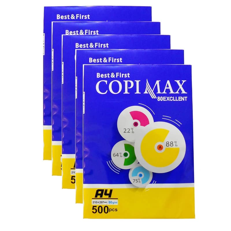 کاغذ A4 کپی مکس مدل اکسلنت 80 بسته 2500 عددی — تصویر ۶