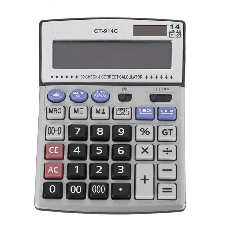 ماشین حساب سیتی زن مدل CT-914C — تصویر ۴