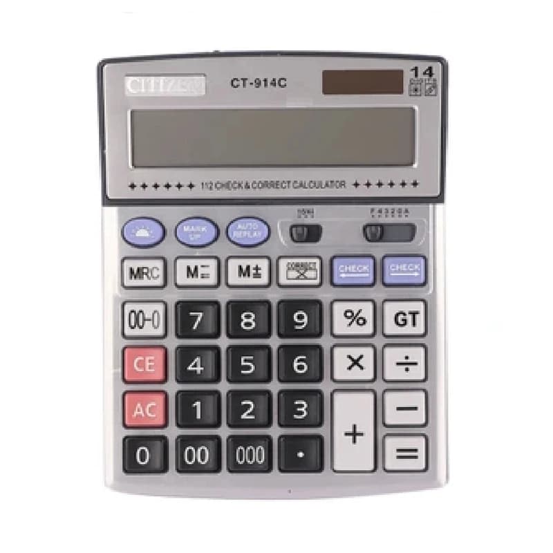 ماشین حساب سیتی زن مدل CT-914C — تصویر ۸