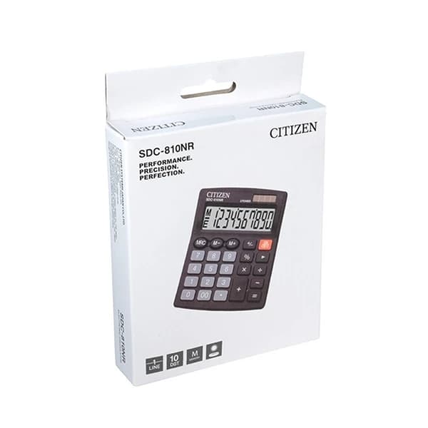 ماشین حساب سیتی زن مدل SDC-810NR — تصویر ۹