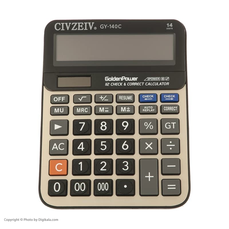ماشین حساب سیوزیو مدل GY-140C — تصویر ۳