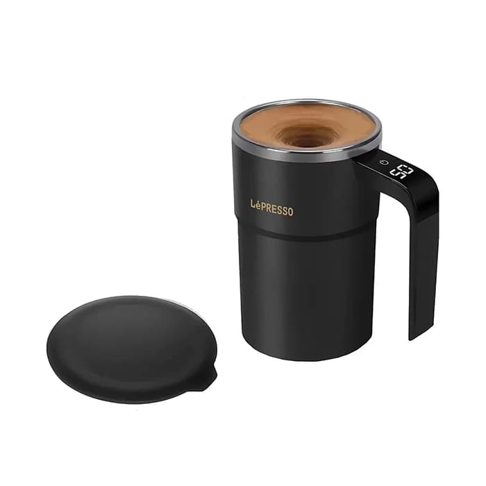 تراول ماگ همزن مغناطیسی لپرسو مدل Stirmagic 380ml Black — تصویر ۸