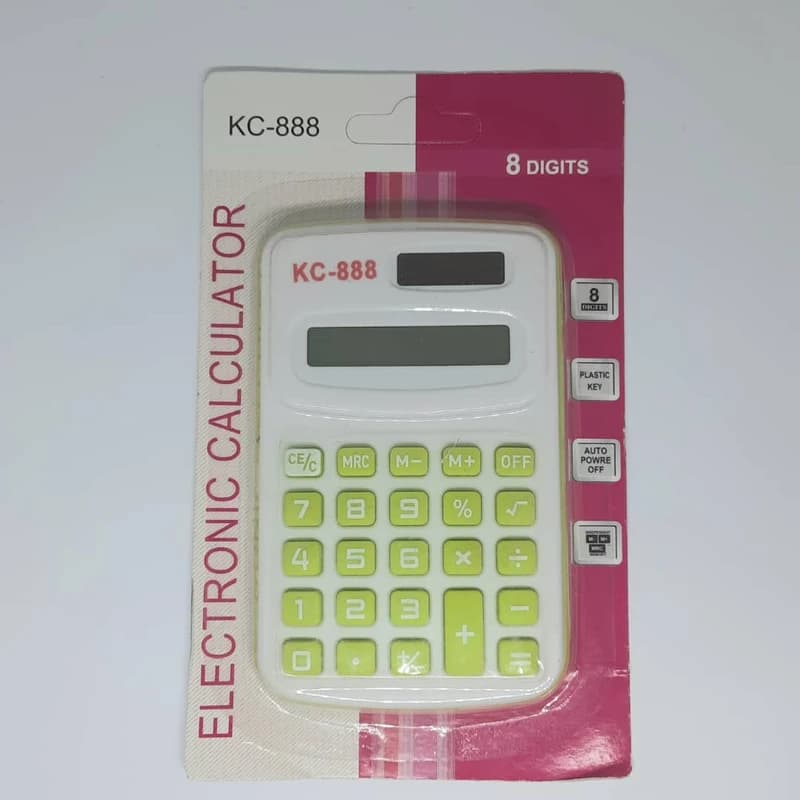 ماشین حساب مدل کارتی کد KC-888 — تصویر ۴