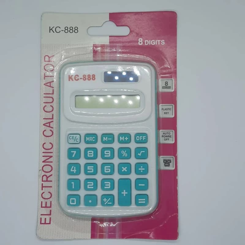 ماشین حساب مدل کارتی کد KC-888 — تصویر ۵