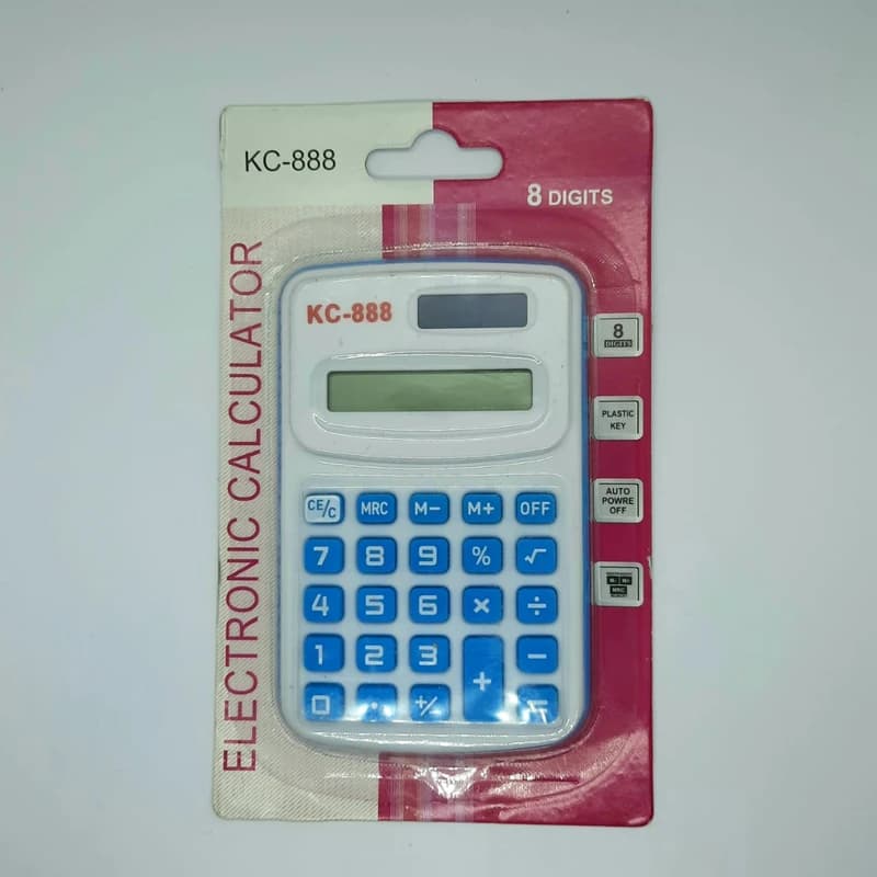 ماشین حساب مدل کارتی کد KC-888 — تصویر ۸