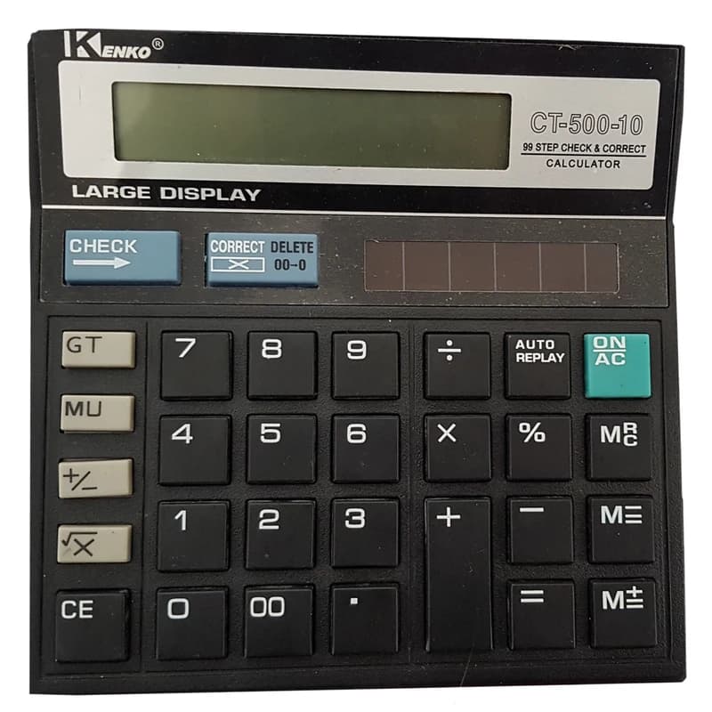 ماشین حساب کنکو مدل CT-500-10 — تصویر ۲