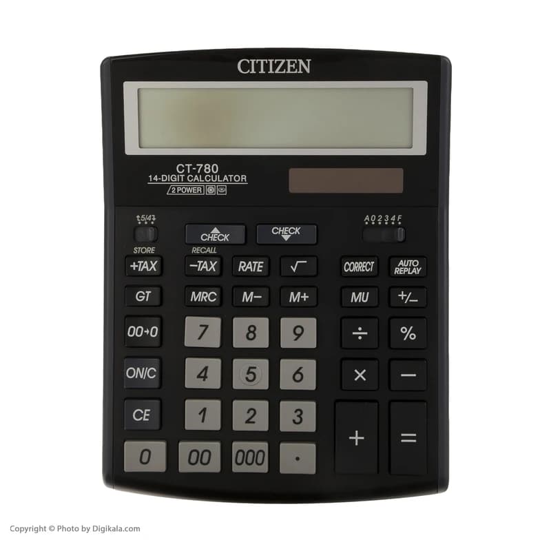 ماشین حساب سیتیزن مدل CT-780 — تصویر ۷