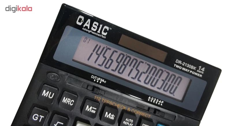 ماشین حساب کاسیک مدل DR-2130BK — تصویر ۷
