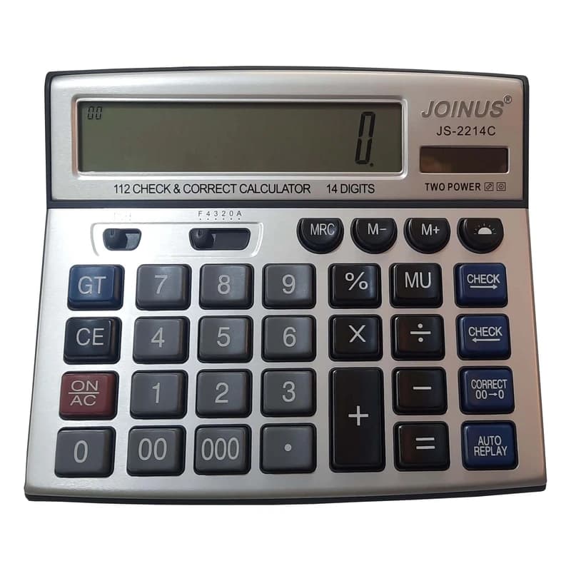 ماشین حساب جوینوس مدل JS-2214C کد ِ2214 — تصویر ۶