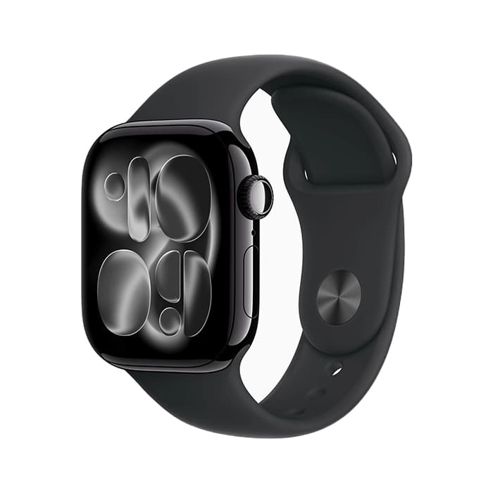 ساعت هوشمند Apple سری 11 سایز 46 میلی‌متری با بند سیلیکونی _ مشکی