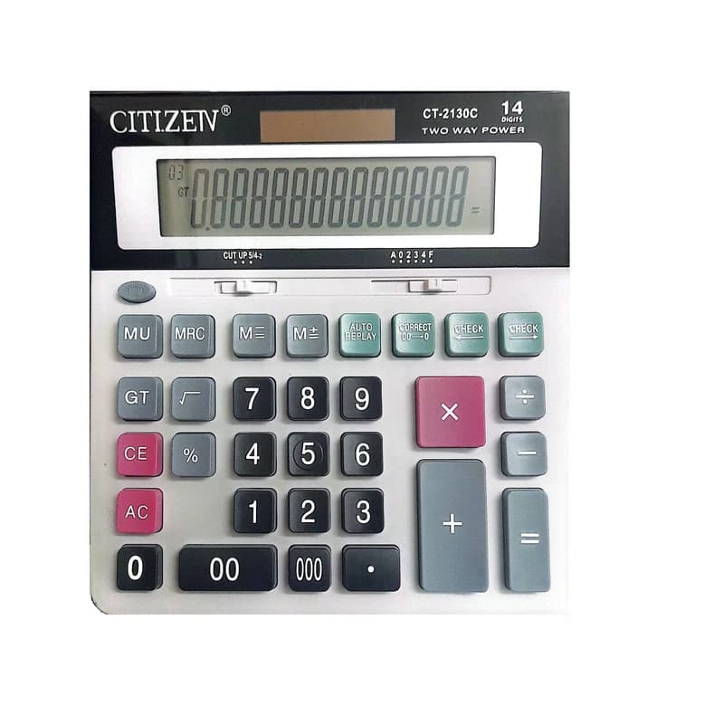 ماشین حساب سیتیزیو مدل CT-2130C — تصویر ۲
