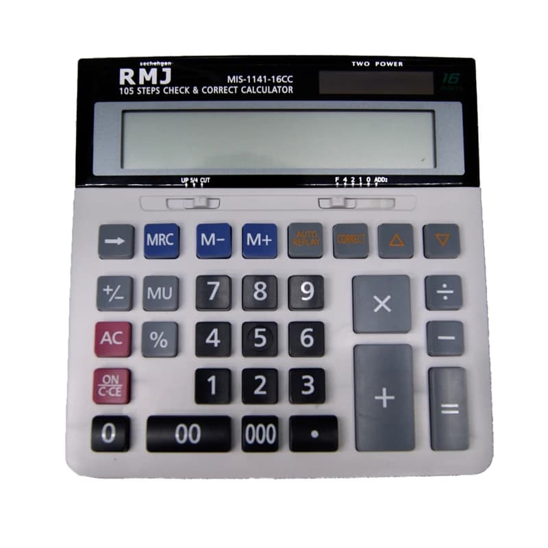 ماشین حساب آر ام جی مدل MIS-1141-16C — تصویر ۱۰