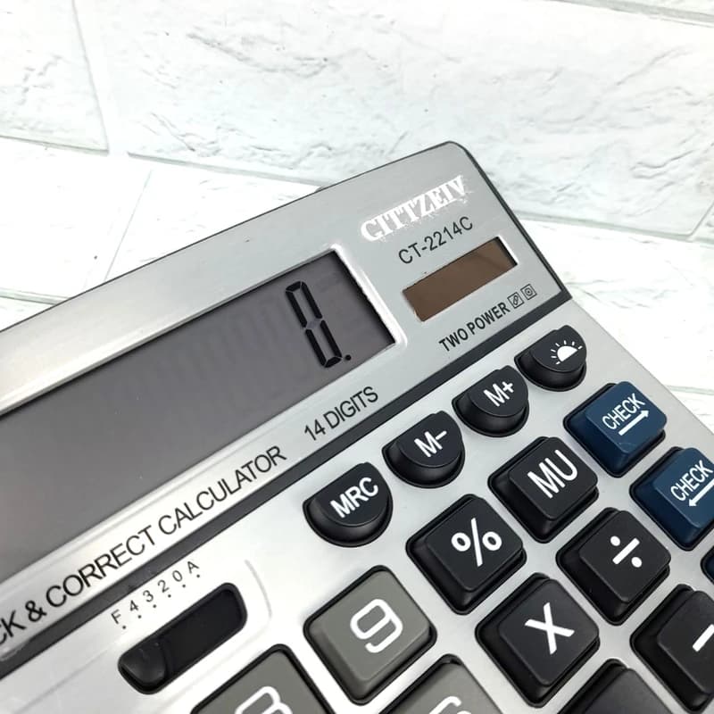 ماشین حساب سیتیزیو مدل CT-2214C — تصویر ۳