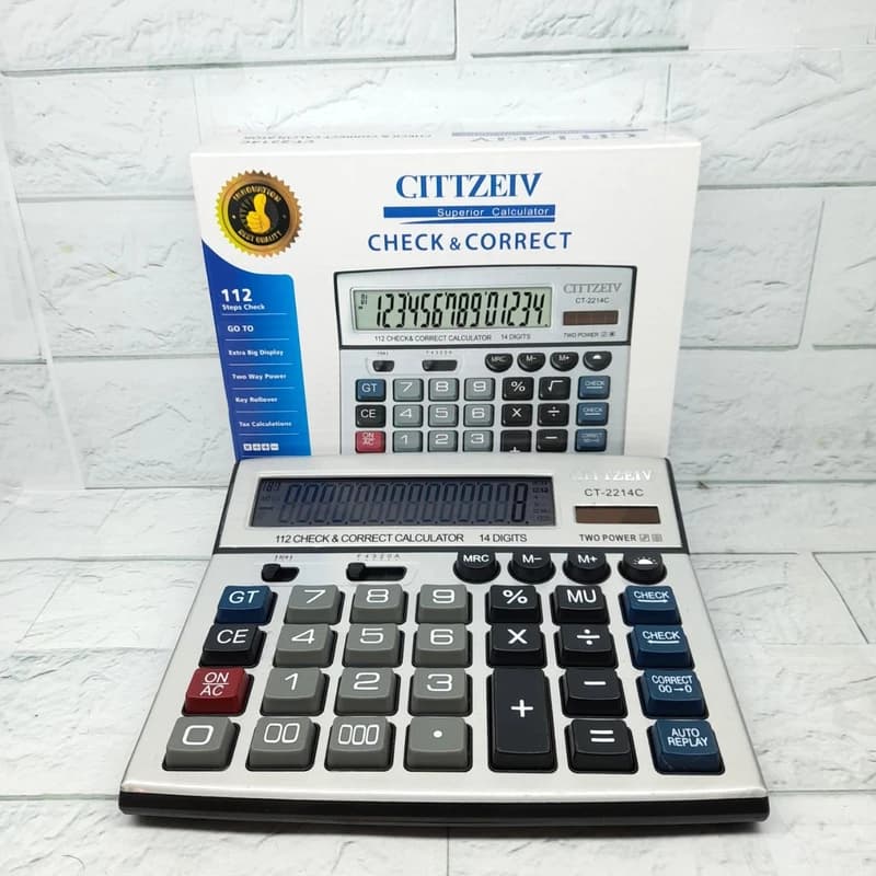 ماشین حساب سیتیزیو مدل CT-2214C — تصویر ۶