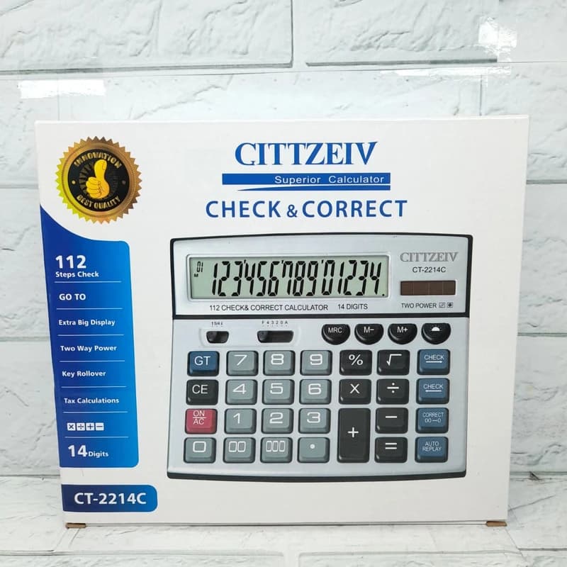 ماشین حساب سیتیزیو مدل CT-2214C — تصویر ۹