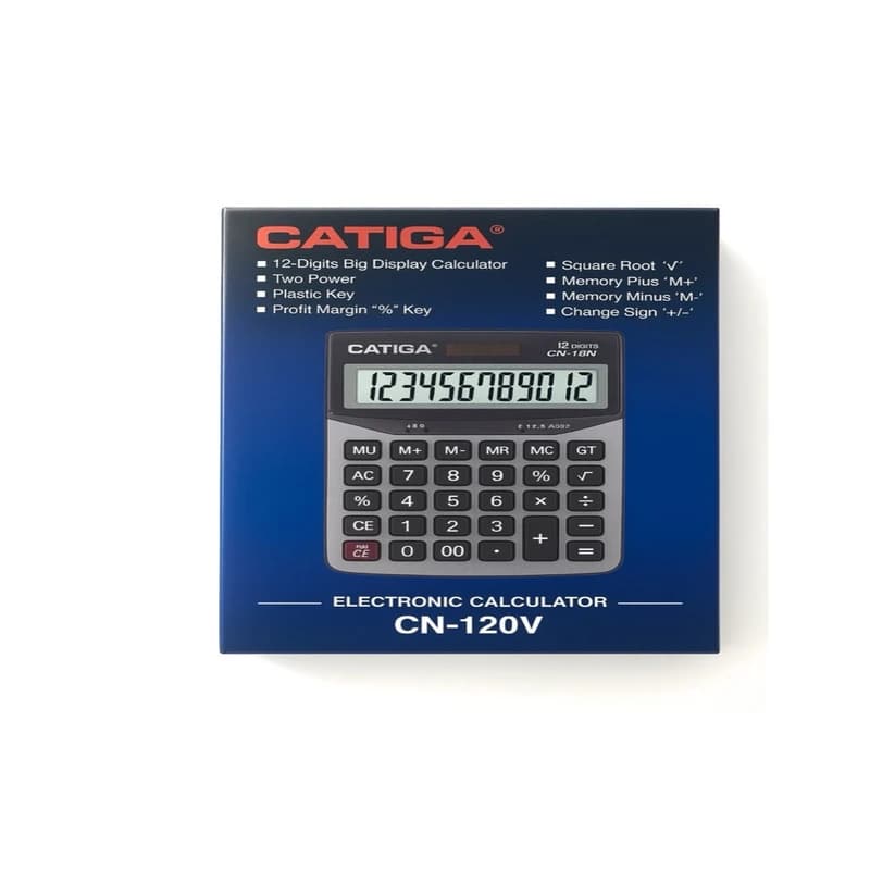 ماشین حساب کاتیگا مدل CN-120V — تصویر ۴