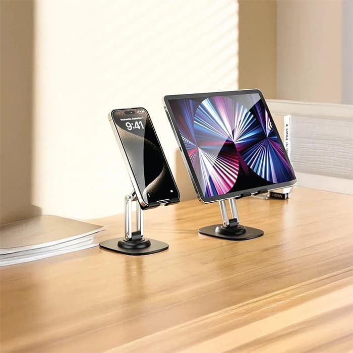 هولدر موبایل و تبلت گرین لاین مدل M4-Foldable – مشکی — تصویر ۴