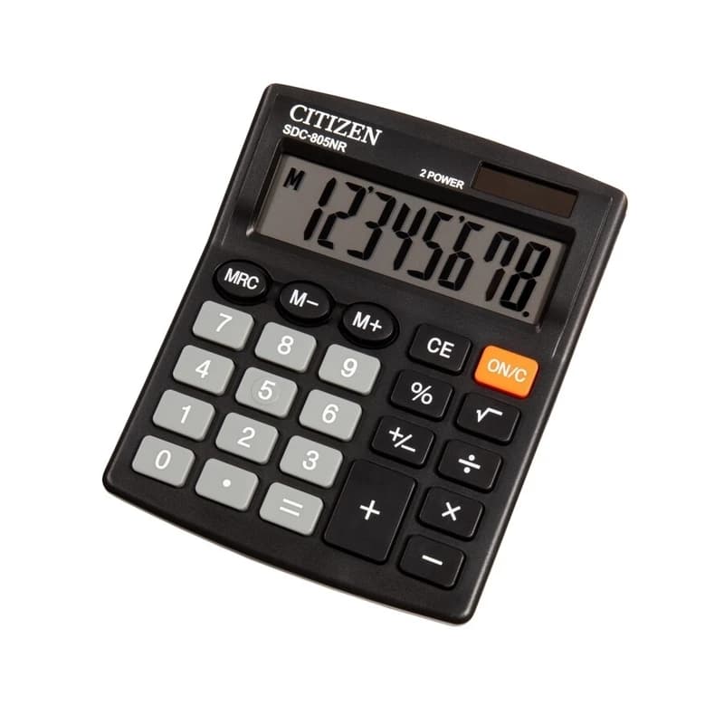 ماشین حساب سیتی زن مدل SDC-805NR — تصویر ۵