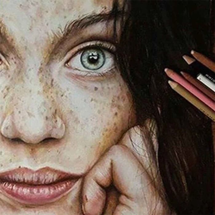 مدادرنگی 24 رنگ پریسماکالر طیف رنگ پوست — تصویر ۳