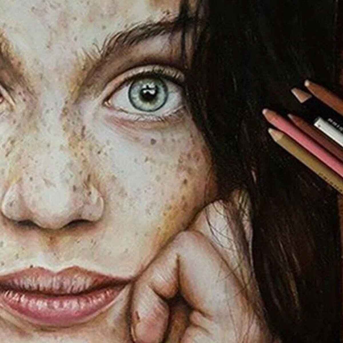 مدادرنگی 24 رنگ پریسماکالر طیف رنگ پوست — تصویر ۸