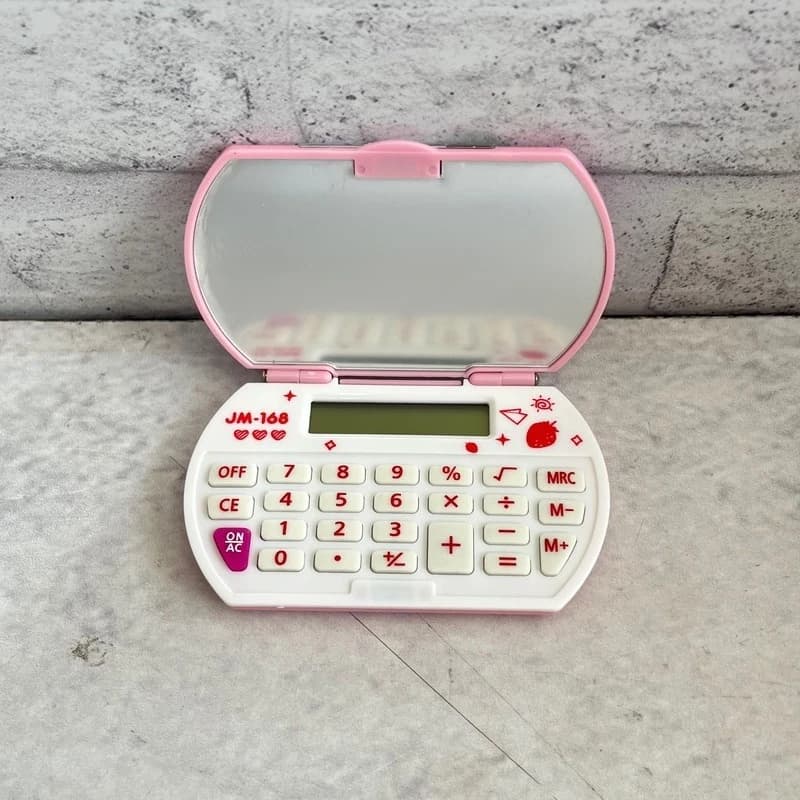 ماشین حساب مدل آینه دار طرح کرومی کد 168 — تصویر ۴