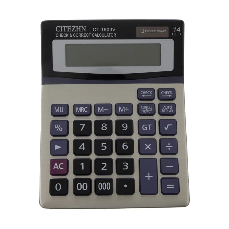 ماشین حساب CITEZHN مدل CT-1600 V — تصویر ۲