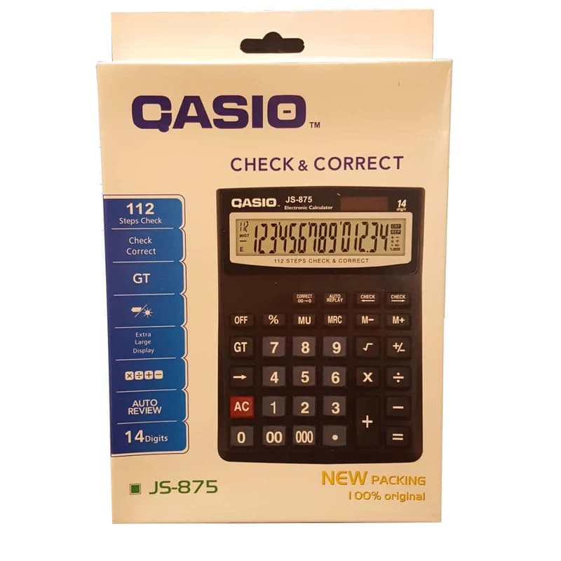 ماشین حساب مدل JS-875 — تصویر ۹