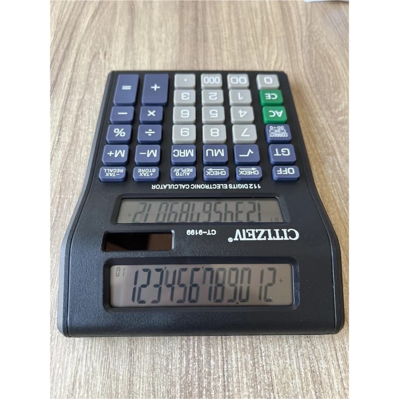 ماشین حساب سیتیزیو مدل CT-9199 — تصویر ۹