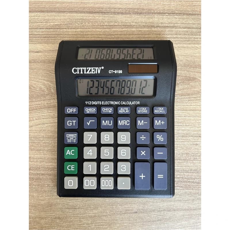 ماشین حساب سیتیزیو مدل CT-9199 — تصویر ۱۱