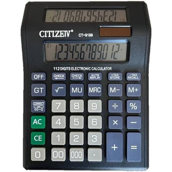 ماشین حساب سیتیزیو مدل CT-9199 — تصویر ۱۲