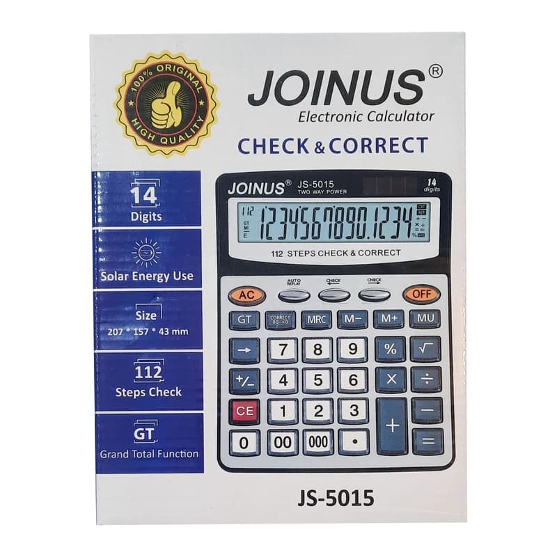 ماشین حساب جوینوس مدل JS-5015 کد DR5015 — تصویر ۴