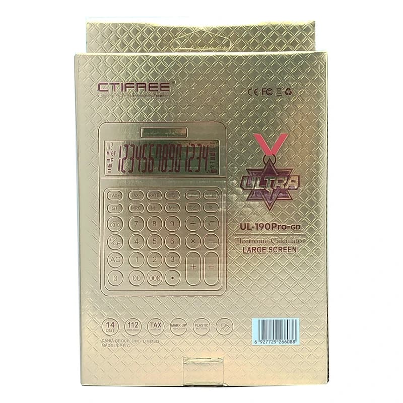 ماشین حساب سیتی فری مدل UL-190Pro — تصویر ۷