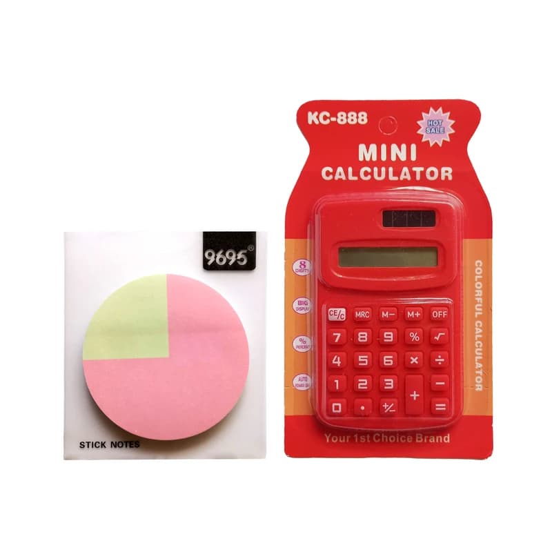 ماشین حساب مدل KC-888 به همراه استیک نوت — تصویر ۷