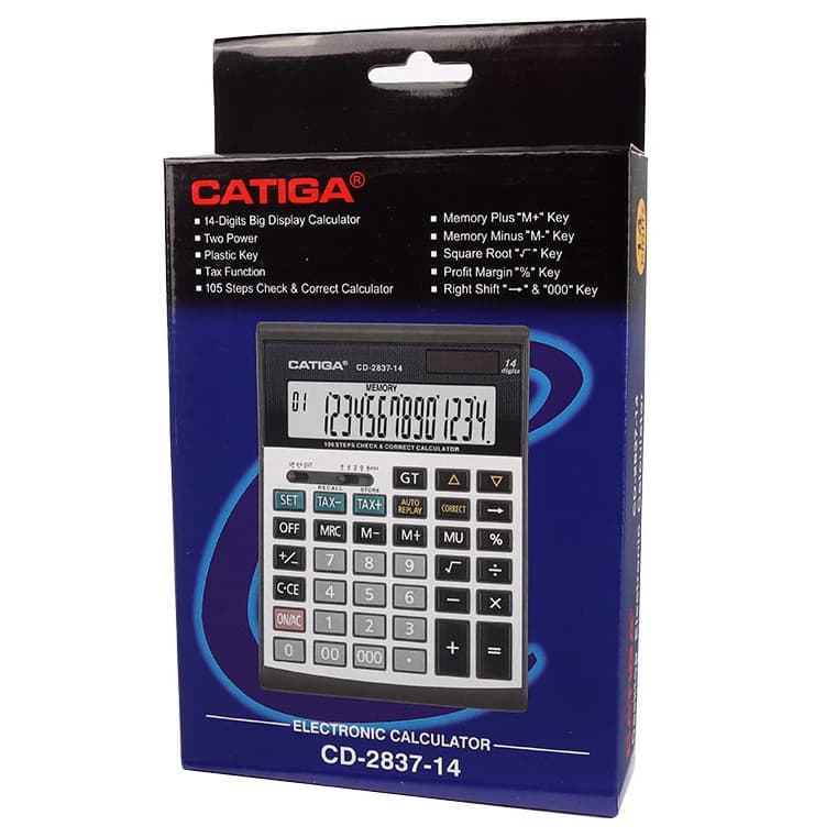 ماشین حساب کاتیگا مدل CD-2837-14 — تصویر ۴