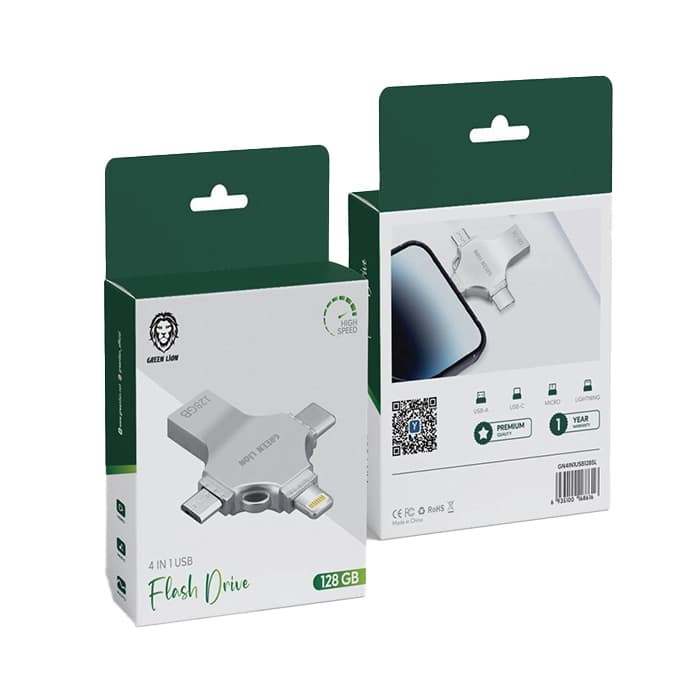فلش مموری گرین لاین مدل GN4IN1USB128SL ظرفیت 64 گیگابایت — تصویر ۵