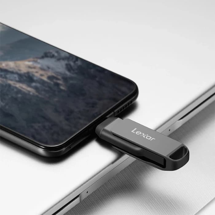 فلش مموری لکسار مدل JumpDrive D400 ظرفیت 128 گیگابایت — تصویر ۴