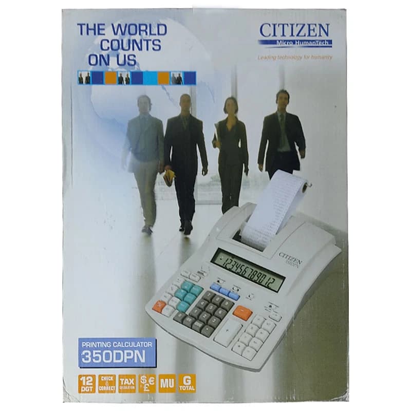 ماشین حساب سیتیزن مدل 350DPN — تصویر ۳