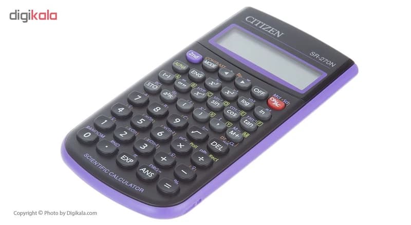 ماشین حساب سیتیزن مدل SR-270NPU — تصویر ۴